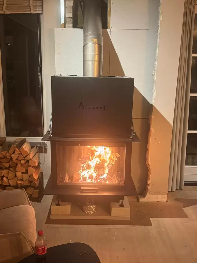 Houtkachel rookgasafvoer