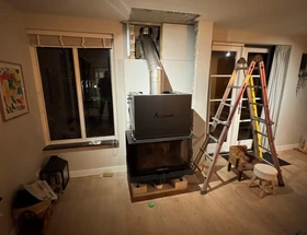 Rookgasafvoerkanaal  t.b.v. houtkachel